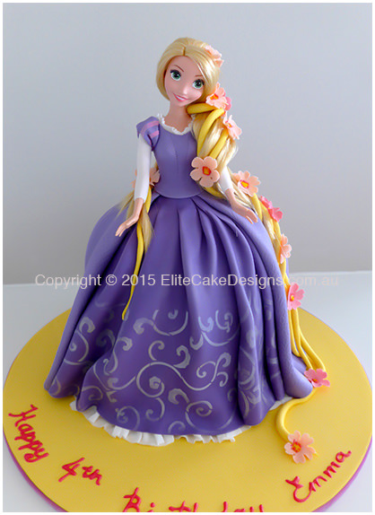 Repunzel from Tangled Girls Birthday Cake